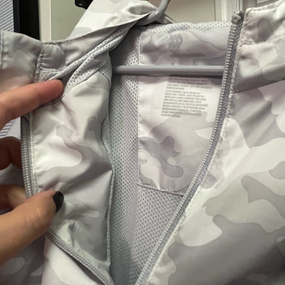 Two boys zip ups. Size 6-7 rain jacket and fleece lined zip up - Picture 3 of 3